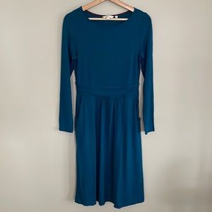Boden Abigail Long Sleeve Jersey Dress